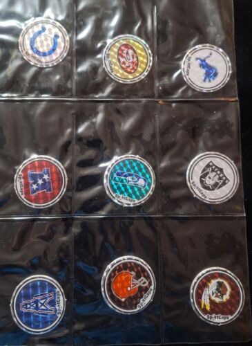 30 - SPORTSCAPS NFL Vintage Pogs / Milk Caps - Picture 2 of 4
