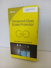 Tempered Glass JETech Screen Protector for Apple iPhone 8 Plus and iPhone 7 Plus