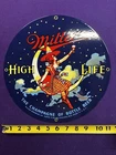 Vintage Ande Rooney Miller High Life Champagne Beer Porcelain 11 Inch Round Sign