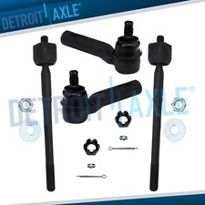 4pc Front Inner and Outer Tie Rod End Links K...