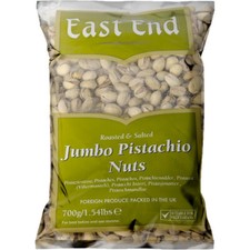 East End Jumbo Pistachio Nuts Roasted & Salted Premium Quality 700g