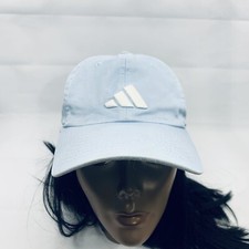 Adidas Blue Youth Size Adjustable Baseball Cap Hat Baby Blue
