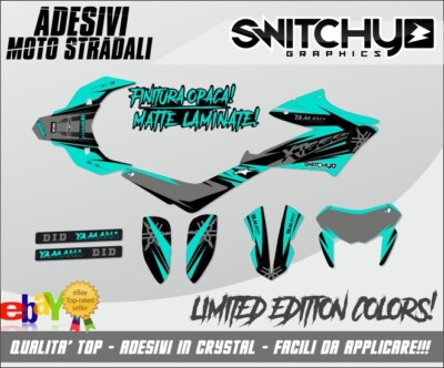 Yamaha XT 660 X 2007 - 2019 Grafik Dekor Aufkleber Kompatibel ''Banger Teal''