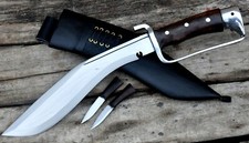 D-Guard Handle Handmade knife-12 inches Long Blade large Hunting,camping,Tactica