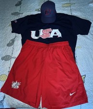 Team USA World Baseball Classic Jersey Shorts  Hat