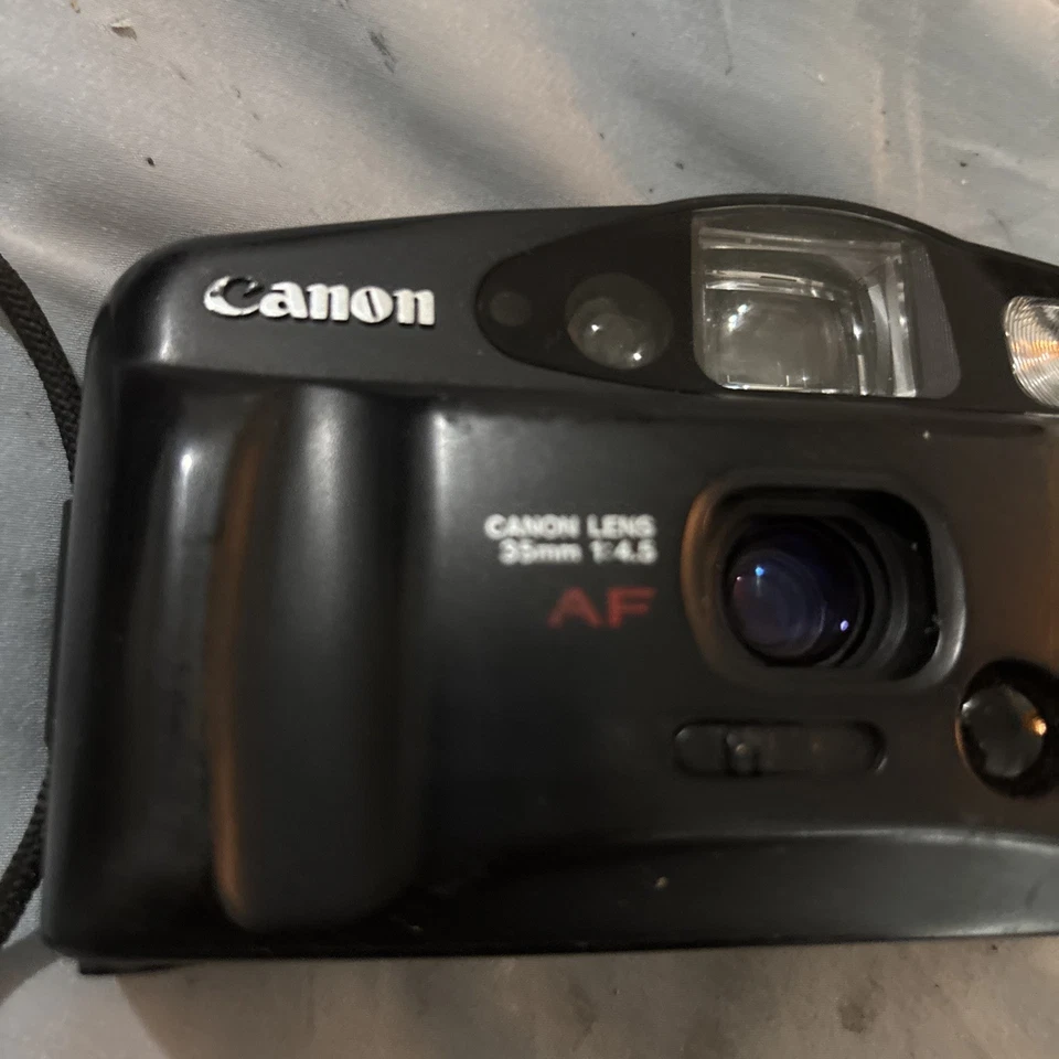 Câmera de Filme 35mm Canon Sure Shot Owl Date Point & Shoot - Imagem 3 de 4