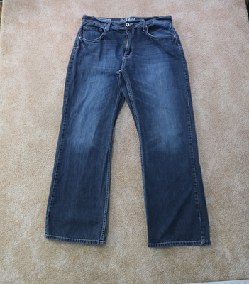 #ad Reclaim Relaxed Bootcut Jeans Men#x27;s 36x32 Blue Denim $26.99