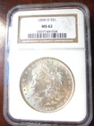 1890-O Morgan dollar, NGC, MS-62 Blast White Beauty