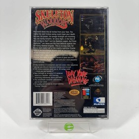 Skeleton Warriors (Sega Saturn, 1996) CIB w REG CARD