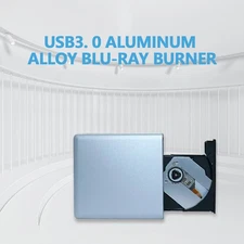 USB3.0 External Panasonic UJ-240 6X Blu-Ray Burner BD-RE DVD RW Drive USA 2025v9