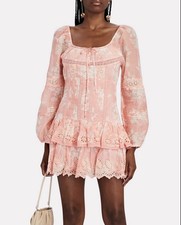 NWT Loveshack Fancy Tayton Dress Coral Romance Size 2 US