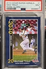 2010 Cedar Rapids Kernels MIKE TROUT #1 Rising Alumni ROOKIE RC Card PSA 9