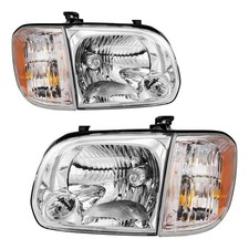 PHILTOP Pair Headlights Assembly Compatible with 2005 2006 Toyota Tundra, 200...
