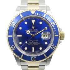 Rolex Rolex Submariner 16613 40mm Yellow Gold, Stainless Steel Blue Dial Watch #UW144