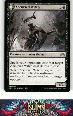 Magic the Gathering MTG Shadows over Innistrad Accursed Witch #97 Buy 2 Get 1