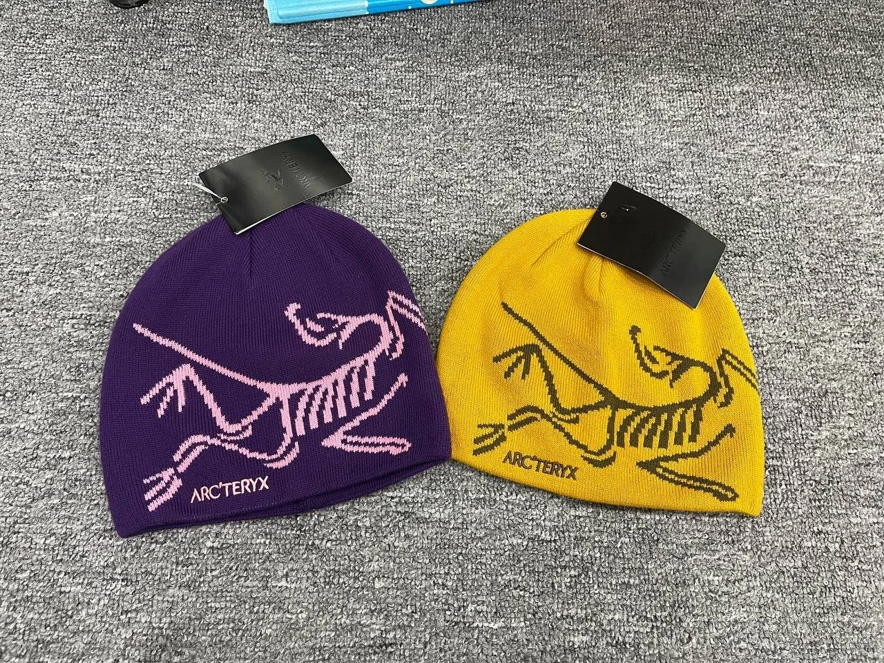 2026 NWT Arc’teryx Bird Head Toque Beanie Orca Purple& Yellow Unisex Winter Hat