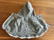 Wool Cape Organic Cotton Sherpa Lining 12m Mabo Made in USA Previously Loved