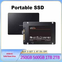 Samsung SSD 870 EVO 250GB/500GB/1TB SATA III 2.5 Solid State Drive New Lot