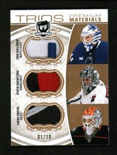 2022-23 The Cup Cup Trios Jerseys Gold Patch #C3DKK Kallgren/Kochetkov/Dostal/10