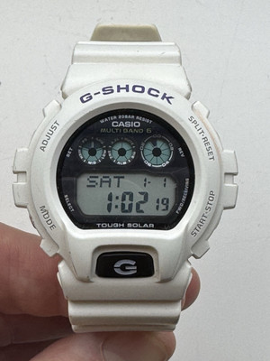 S*9様 G-SHOCK MULTI BAND 6 ホワイト G-Shock Casio GW-6900A-7 - Solar Atomic Multi-band Watch in White