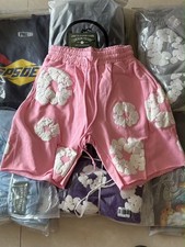 Denim Tears Mens Pink Floral Cotton Fleece Sw...