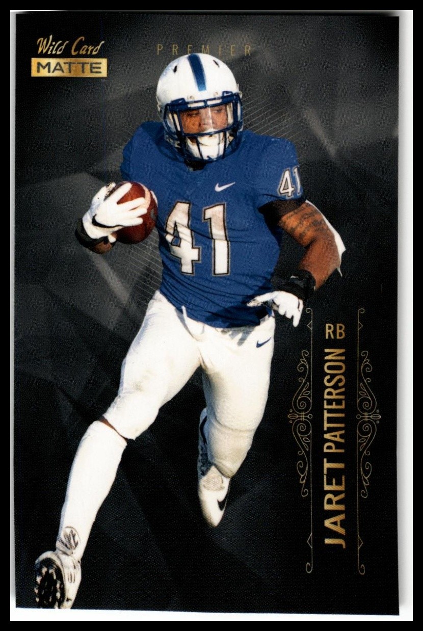 2021 Wild Card Matte White #MBC-68 Jaret Patterson Black