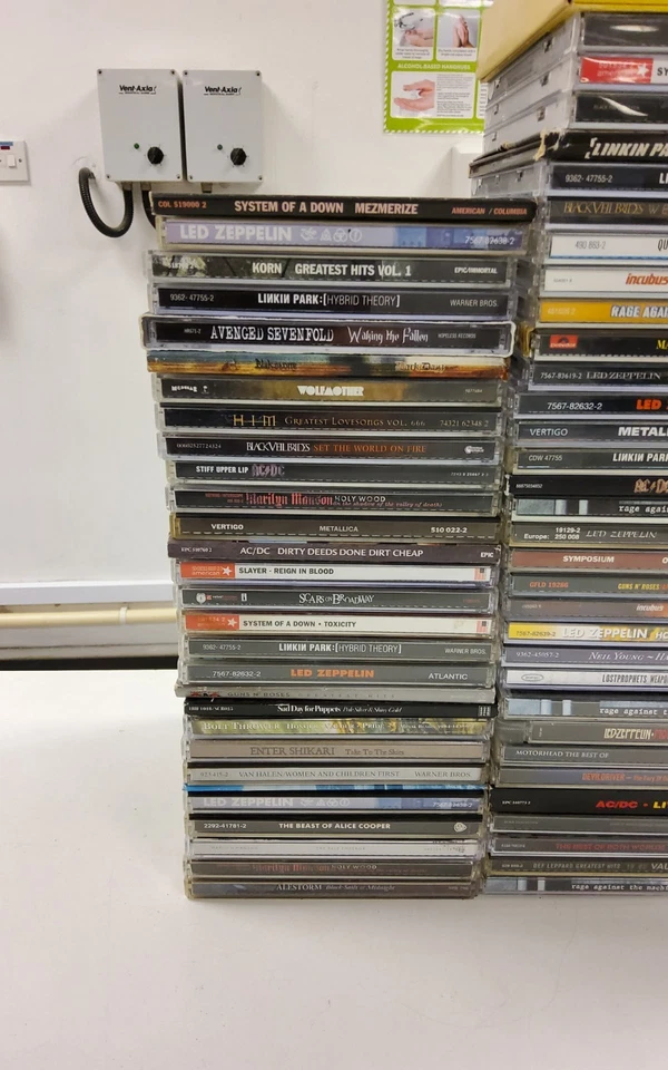 105 x Metal CD Joblot- ACDC GunsNRoses BlackSabath Metallica 38 - Image 2 of 4