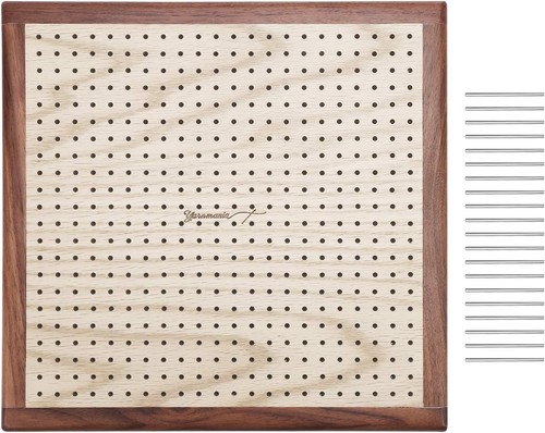 Alfombra de bloqueo de madera ecológica artesanal para tejer - 484 rejillas incluidas - Imagen 3 de 7
