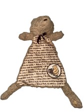 Disney Baby Winnie The Pooh Lovey Triangle Security blanket Plush Knotted