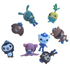 Lot of 8 The Octonauts croc Shoe Charms