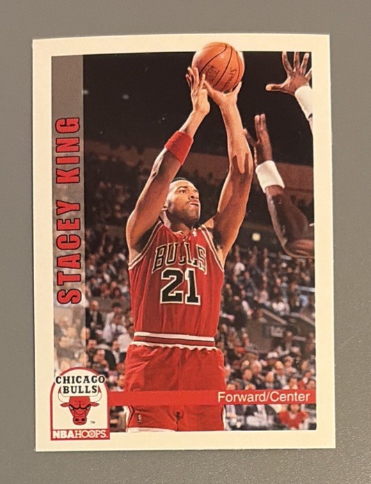 1992-93 Hoops Basketball Stacey King Chicago Bulls #31