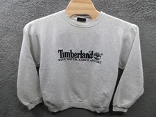 Vintage 90s TIMBERLAND Wind Water Earth Sky Embroidered Medium Crewneck