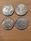 Walking Liberty Half Dollar lot of 4
