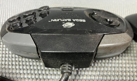 (2) Sega Saturn Model 1 Controller Game Pad MK-80100 OEM Black Tested