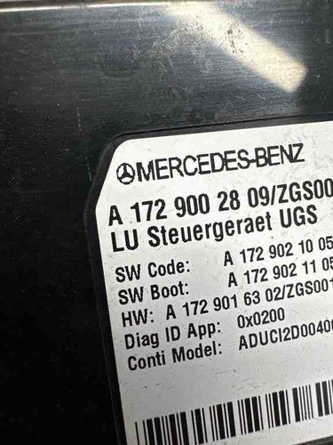 MERCEDES-BENZ E W212 Andere Steuergeräte A1729002809 2.20 2015 31995458