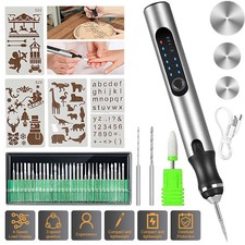 Multifunctional Electric Engraving Pen with 3 Speed, USB Rechargeable Cordless