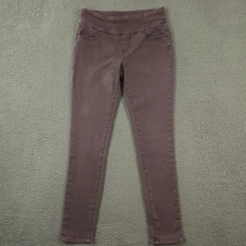 Jag Jeans Womens 4 Purple High Rise Skinny Pull On Stretch Denim Lightweight