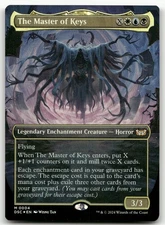 The Master of Keys (Borderless) #4 (Foil) (NM) Duskmourn DSC Magic MTG