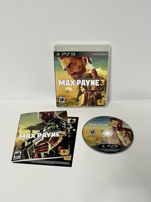 Max Payne 3 (PlayStation 3, 2012) PS3 CIB Complete with Manual Tested