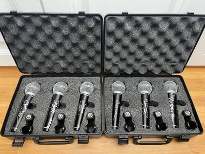 Signed Microphones Bobby McFerrin, Stanley Clarke, Patti LaBelle, Chubby Checker