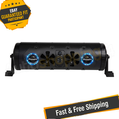 Bazooka BPB24-G3 Powered 24'' 8-Speaker Bluetooth Sound Bar with RGB LED Lighting