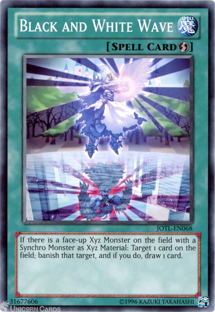 JOTL-EN068 Black and White Wave : Common UNL Edition Mint YuGiOh Card