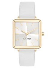 Women's Strap Watch, White/Gold, (N 2670GPWT)
