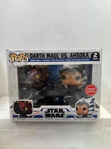 New ListingFunko Pop Vinyl Star Wars Darth Maul vs. Ahsoka Jedi GameStop Exclusive 2 Pack