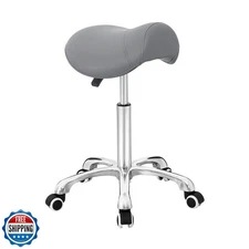 Antlu Saddle Stool Rolling Chair for Office Massage Salon Kitchen Spa Draftin