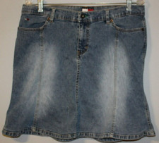 VINTAGE 1990's Y2K Hipster Tommy Hilfiger Juniors 13 Denim Jean Skirt Tommy Jean
