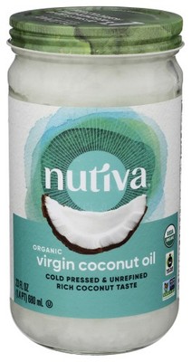 Nutiva Virgin Coconut Oil 23 fl oz (Pack of 6)