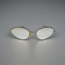 Vintage Christian Dior CD 3585 32R 740 Gold Oval Eyeglasses Frames Austria