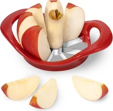 Apple Corer / Slicer Fruit Wedge Cutter with Stainless Steel Blade No Slip Grip
