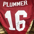 Jake Plummer Signed Arizona Cardinals #16 Red Football Jersey Schwartz Sports